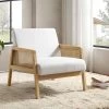 Fyne Beige Fabric Natural Frame Rattan Armchair -The Furniture Shop ACH 608 BEIGEFAB NAT main cdf14c81 2d32 4f50 83a6 cc105488d48b