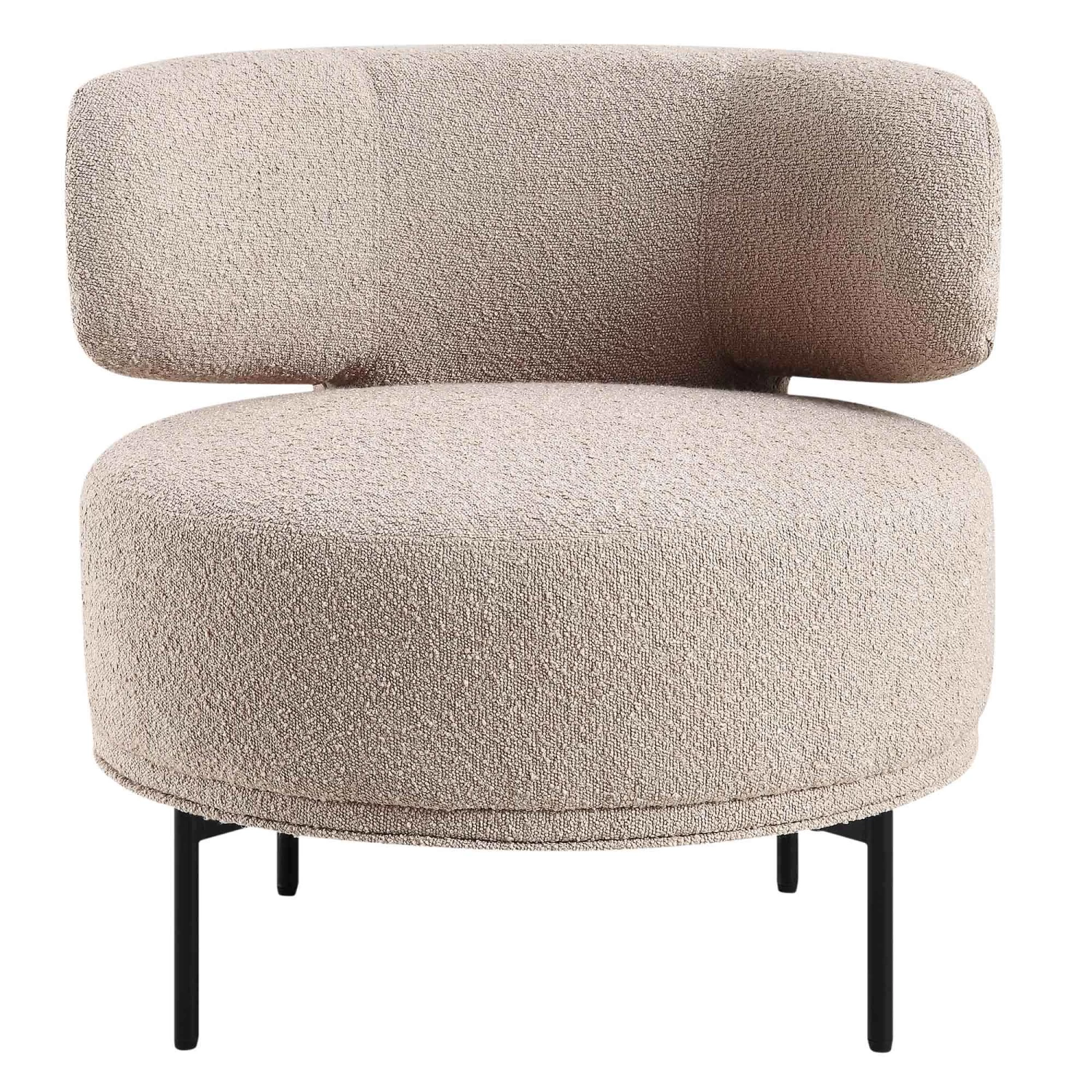 Penn Taupe Boucle Wing Back Accent Chair 9 Penn Taupe Boucle Wing Back Accent Chair - Image 7