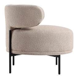 Penn Taupe Boucle Wing Back Accent Chair 21 Penn Taupe Boucle Wing Back Accent Chair -The Furniture Shop ACH 750 TAUPE BOUCLE WB4