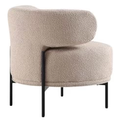 Penn Taupe Boucle Wing Back Accent Chair 22 Penn Taupe Boucle Wing Back Accent Chair -The Furniture Shop ACH 750 TAUPE BOUCLE WB5