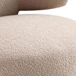 Penn Taupe Boucle Wing Back Accent Chair 25 Penn Taupe Boucle Wing Back Accent Chair -The Furniture Shop ACH 750 TAUPE BOUCLE detail2