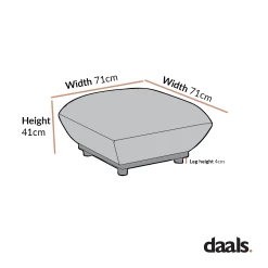 Gianni Pouffe, Terracotta Fabric -The Furniture Shop BO 9678 STOOL 66ebec3e 13e4 4b56 a631 4f71f3239f67