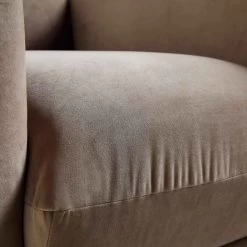 Gianni Armchair, Mink Velvet 27 Gianni Armchair, Mink Velvet -The Furniture Shop BOSF 9678 TAUPE VEL 1ST detail2