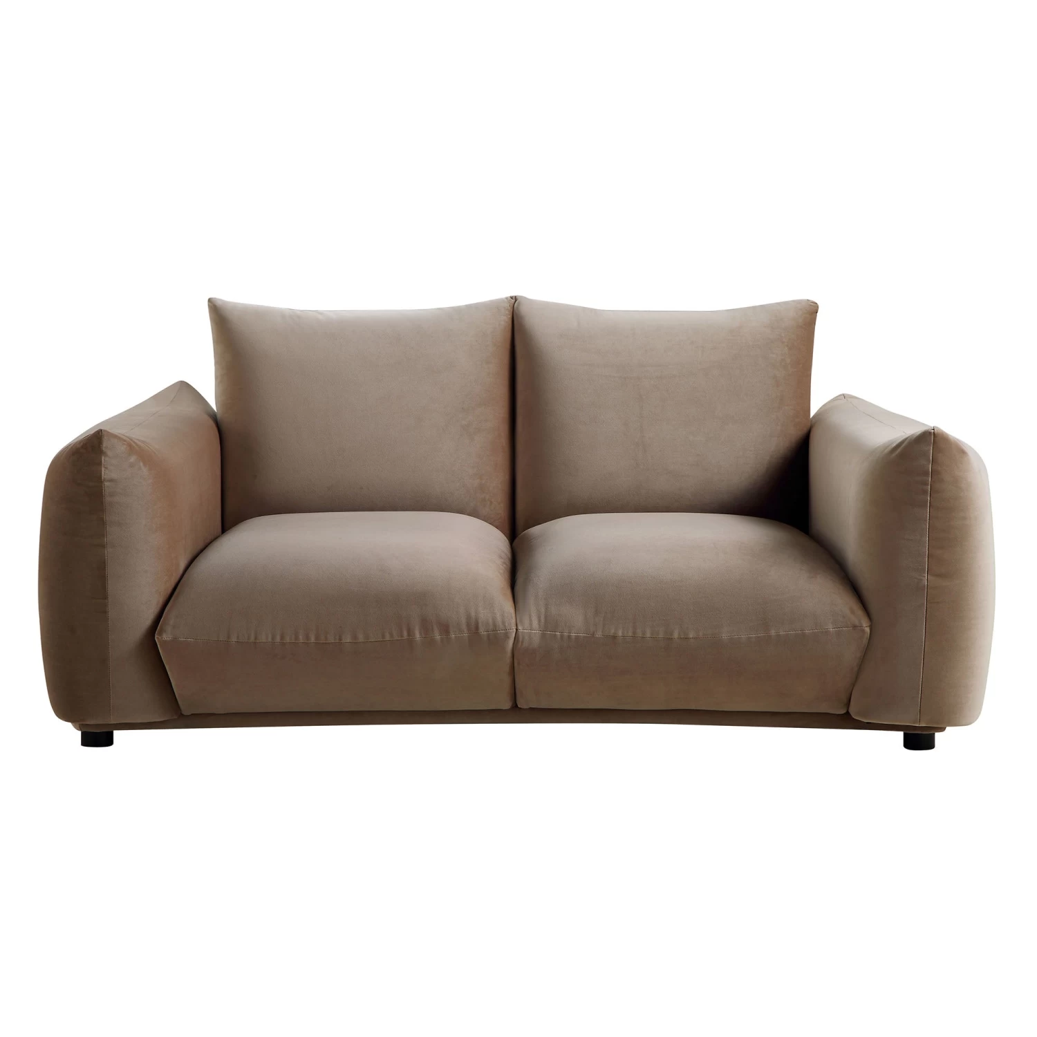 Gianni Two Seater Sofa, Mink Velvet 5 Gianni Two Seater Sofa, Mink Velvet - Image 3