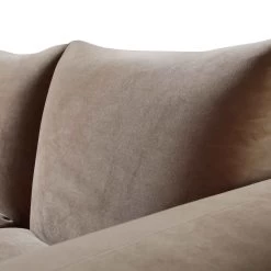 Gianni Two Seater Sofa, Mink Velvet 24 Gianni Two Seater Sofa, Mink Velvet -The Furniture Shop BOSF 9678 TAUPE VEL 2ST detail2