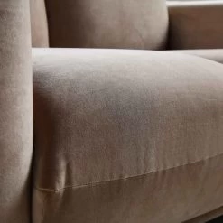 Gianni Two Seater Sofa, Mink Velvet 23 Gianni Two Seater Sofa, Mink Velvet -The Furniture Shop BOSF 9678 TAUPE VEL 2ST detail3