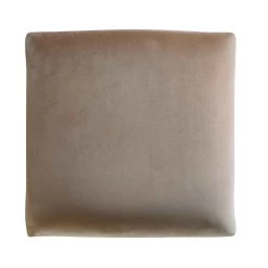 Gianni Pouffe, Mink Velvet 21 Gianni Pouffe, Mink Velvet -The Furniture Shop BOSF 9678 TAUPE VEL STOOL WB4