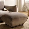 Gianni Pouffe, Mink Velvet -The Furniture Shop BOSF 9678 TAUPE VEL STOOL main