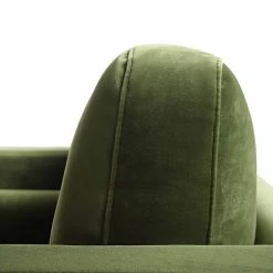 Henrietta Armchair, Moss Green Velvet -The Furniture Shop BOSF 9680 FERN VEL 1ST detail3