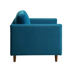 Henrietta Armchair, Teal Velvet -The Furniture Shop BOSF 9680 TEAL VEL 1ST WB4