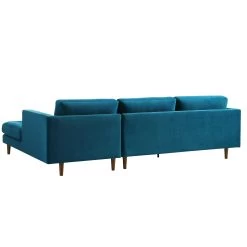 Henrietta Grand 4-Seater RHF Chaise End Sofa, Teal Velvet 20 Henrietta Grand 4-Seater RHF Chaise End Sofa, Teal Velvet -The Furniture Shop BOSF 9680 TEAL VELRHF WB5