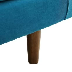 Henrietta 2-Seater Sofa, Teal Velvet -The Furniture Shop BOSF 9680 TEAL VEL detail7