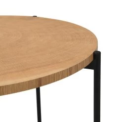 Lewes Oak Set Of 2 Side Tables -The Furniture Shop BSD 064 detail1