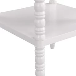 Aldwinke Beige Bobbin 1 Drawer Side Table -The Furniture Shop BSD 097 BEIGE detail3