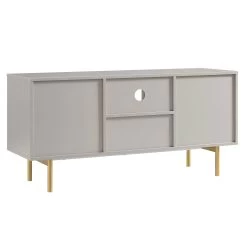 Richmond Ridged 120cm Wide TV Media Unit, Matte Taupe 22 Richmond Ridged 120cm Wide TV Media Unit, Matte Taupe -The Furniture Shop BSD 106 TAUPE WB5