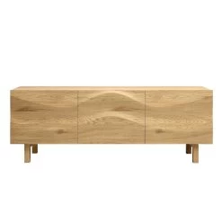 Moriko 3 Door TV Unit, 150 Cm -The Furniture Shop BSD 111 OAK WB1