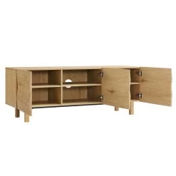 Moriko 3 Door TV Unit, 150 Cm -The Furniture Shop BSD 111 OAK WB3