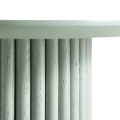 Maru Oak Round Side Table, Sage Green -The Furniture Shop BSD 139 SAGE detail3