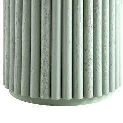 Maru Oak Round Side Table, Sage Green -The Furniture Shop BSD 139 SAGE detail4