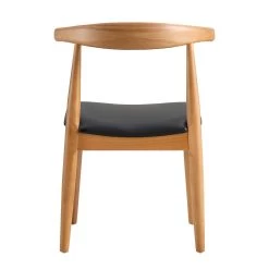 Arley Set Of 2 Beech Wood Dining Chairs, Natural And Black 21 Arley Set Of 2 Beech Wood Dining Chairs, Natural And Black -The Furniture Shop DCH 007 NAT BLACKPU 2P WB6