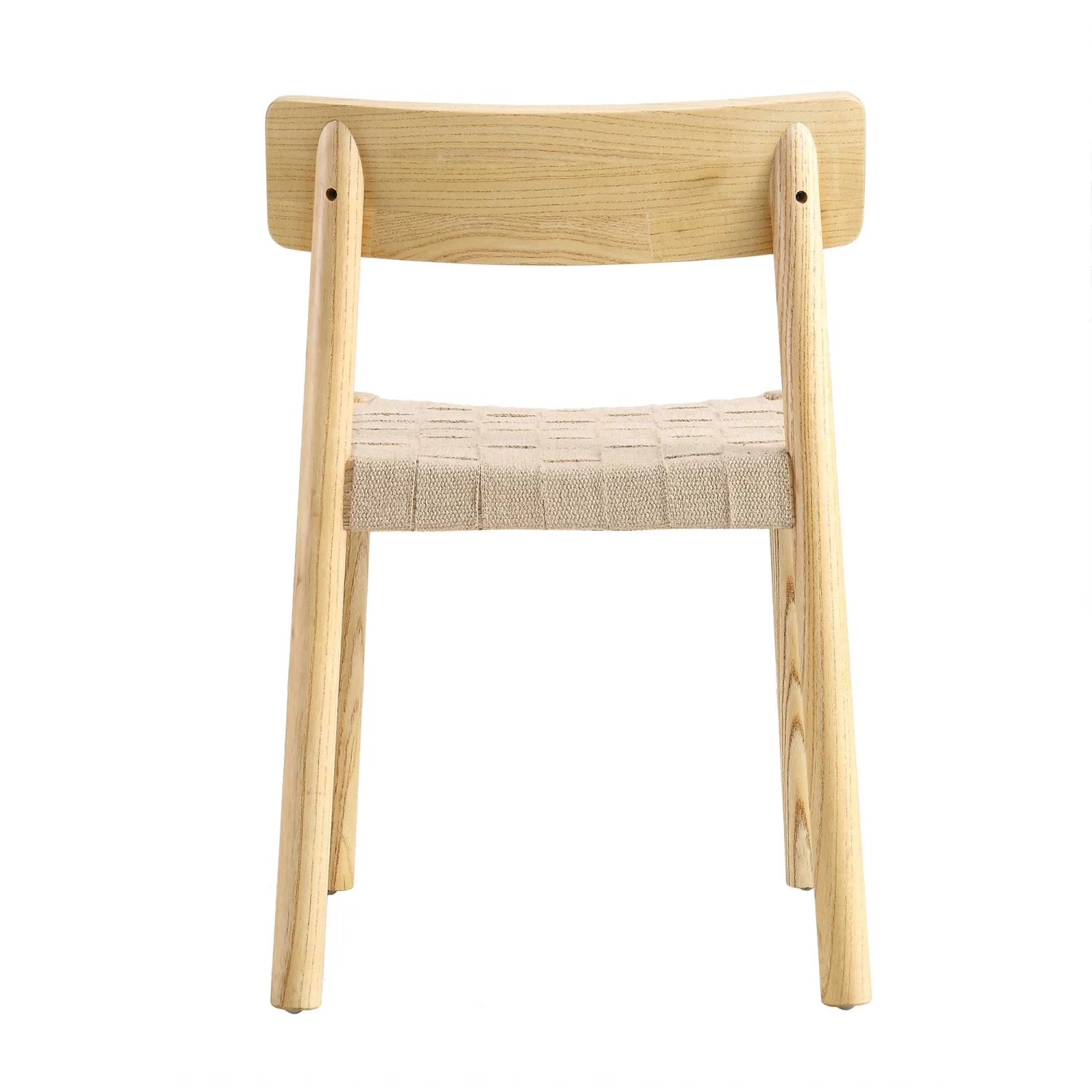 Ditton Set Of 2 Elm Wood And Jute Dining Chairs, Natural 10 Ditton Set Of 2 Elm Wood And Jute Dining Chairs, Natural - Image 8