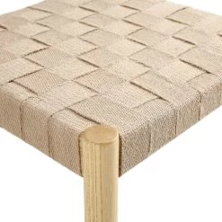 Ditton Set Of 2 Elm Wood And Jute Dining Chairs, Natural 23 Ditton Set Of 2 Elm Wood And Jute Dining Chairs, Natural -The Furniture Shop DCH 086 NAT 2P detail3