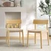 Ditton Set Of 2 Elm Wood And Jute Dining Chairs, Natural -The Furniture Shop DCH 086 NAT 2P main