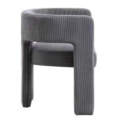 Greenwich Grey Corduroy Dining Chair -The Furniture Shop DCH 2159 GREY CORD WB3
