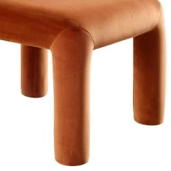 Libby Rust Velvet Dining Chair -The Furniture Shop DCH 2160 RUST VEL detail3