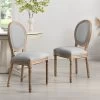 Lainston Set Of 2 Classic Limewashed Wooden Dining Chairs, Grey 1 Lainston Set Of 2 Classic Limewashed Wooden Dining Chairs, Grey -The Furniture Shop DCH 88 GREY 2P main