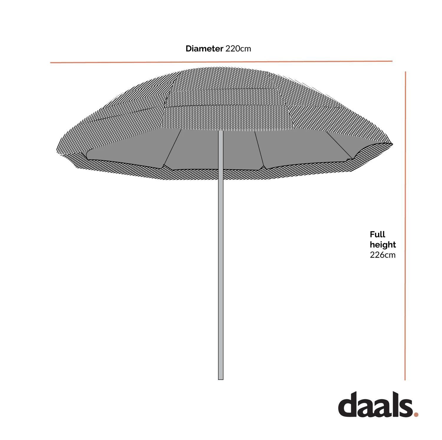 2.2M Thatch Patio Tiki Straw Parasol With Aluminium Tilt 7 2.2M Thatch Patio Tiki Straw Parasol With Aluminium Tilt - Image 5