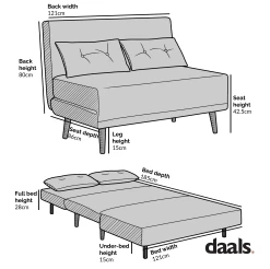 Algo Sofabed With Cushions In Beige Teddy Fabric 2 Seater -The Furniture Shop Dimensional Drawings D021 NEW 5cb96f92 a411 4d8b 9faa a1dc8329f1e0