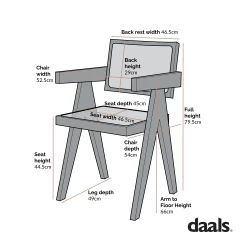 Jeanne Dark Walnut Cane Rattan Solid Beech Wood Dining Chair -The Furniture Shop Dimensional Drawings JUNE 2022 XN 1933 12c9df87 2eff 44c9 93b0 2bcaaa5211c8