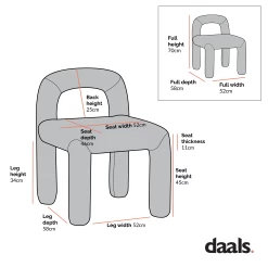 Libby Rust Velvet Dining Chair -The Furniture Shop Dimensional Drawings Mar 2023 DCH 2160 48cbf9e3 b858 4016 a190 3a39a4f9937c