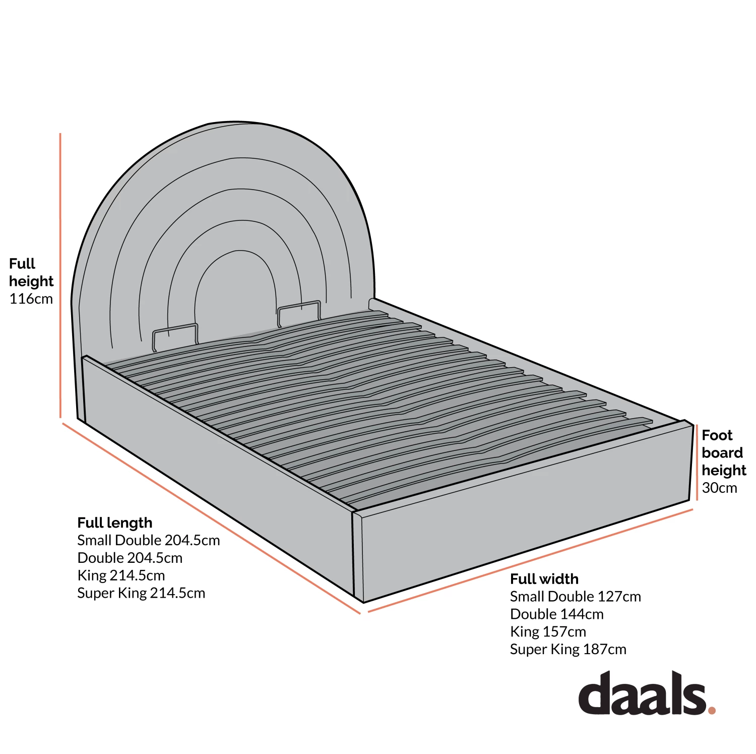 Archer White Boucle Ottoman Storage Bed 6 Archer White Boucle Ottoman Storage Bed - Image 4