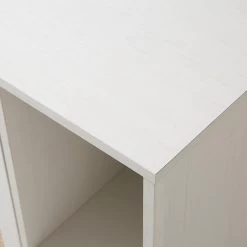 Frances Woven Rattan Drinks Cabinet, White -The Furniture Shop FT CAB 02 WHITE detail3