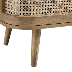 Izzy Curved Rattan 160cm Wide TV Unit, Natural -The Furniture Shop FT LGTV 04 NAT detail5