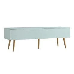 Anya Woven Rattan 3-Drawer TV Unit In Mint -The Furniture Shop FT TV 001 SAGE WB4