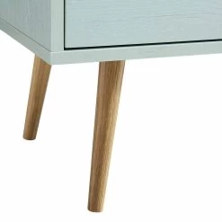 Anya Woven Rattan 3-Drawer TV Unit In Mint -The Furniture Shop FT TV 001 SAGE detail4