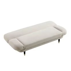 Solna 2-Seater Sofa Bed, Champagne Velvet -The Furniture Shop GCSF 2277 CHAMP VEL WB7