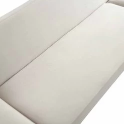 Solna 2-Seater Sofa Bed, Champagne Velvet -The Furniture Shop GCSF 2277 CHAMP VEL detail1
