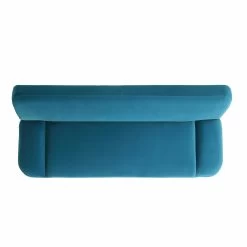 Solna 2-Seater Sofa Bed, Teal Velvet 27 Solna 2-Seater Sofa Bed, Teal Velvet -The Furniture Shop GCSF 2277 TEAL VEL WB5