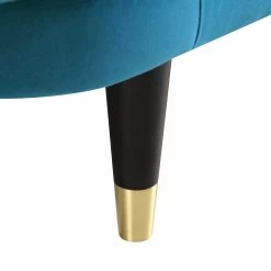 Solna 2-Seater Sofa Bed, Teal Velvet 31 Solna 2-Seater Sofa Bed, Teal Velvet -The Furniture Shop GCSF 2277 TEAL VEL detail2