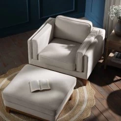 Dipley Champagne Velvet Sofa, 1-Seater -The Furniture Shop GCSF 2339 CHAMP VEL 1ST scene3