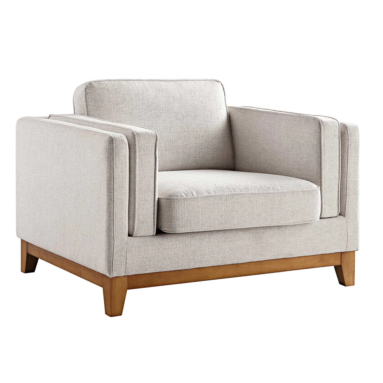 Dipley Oatmeal Fabric Sofa, 1-Seater 9 Dipley Oatmeal Fabric Sofa, 1-Seater - Image 7