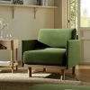 Timber Fern Green Velvet Armchair -The Furniture Shop GCSF 2348 MOSS VEL 1ST main