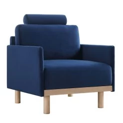 Timber Navy Blue Velvet Armchair 20 Timber Navy Blue Velvet Armchair -The Furniture Shop GCSF 2348 NAVY VEL 1ST WB1