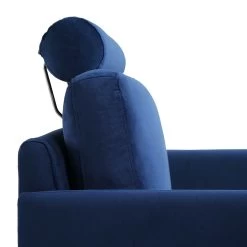 Timber Navy Blue Velvet Armchair 25 Timber Navy Blue Velvet Armchair -The Furniture Shop GCSF 2348 NAVY VEL 1ST detail2