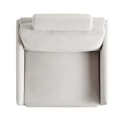 Timber Oatmeal Fabric Armchair -The Furniture Shop GCSF 2348 OAT FAB 1ST WB5