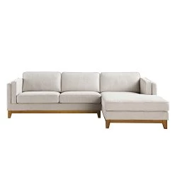 Dipley Oatmeal Woven Fabric Sofa, Grande Chaise Sofa Right Hand 13 Dipley Oatmeal Woven Fabric Sofa, Grande Chaise Sofa Right Hand -The Furniture Shop GCSF 2398 OAT WOV RIGHT WB1